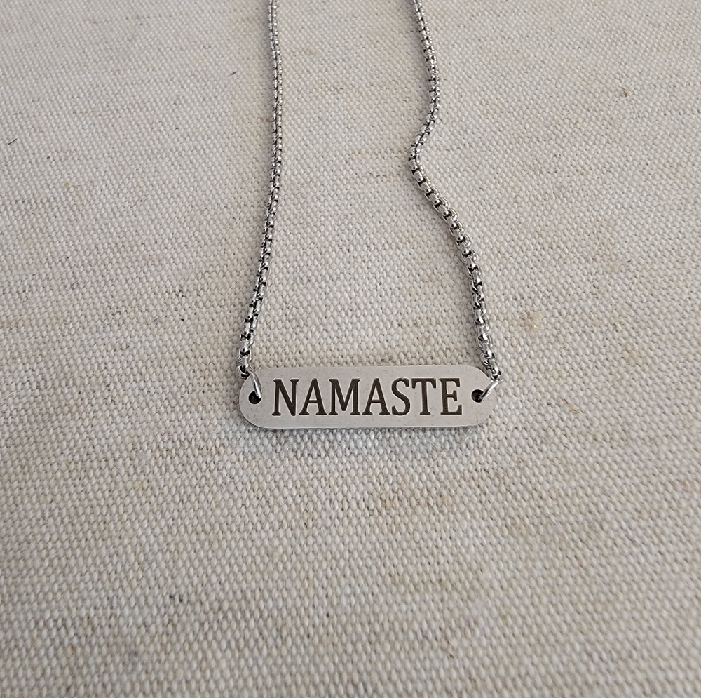 "Namaste All Day" Adjustable Length Necklace *